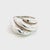 1990s Tiffany & Co Estate Shrimp Ring Size 5.25 14k Gold + Sterling Silver For Sale In New York - Image 6 of 12