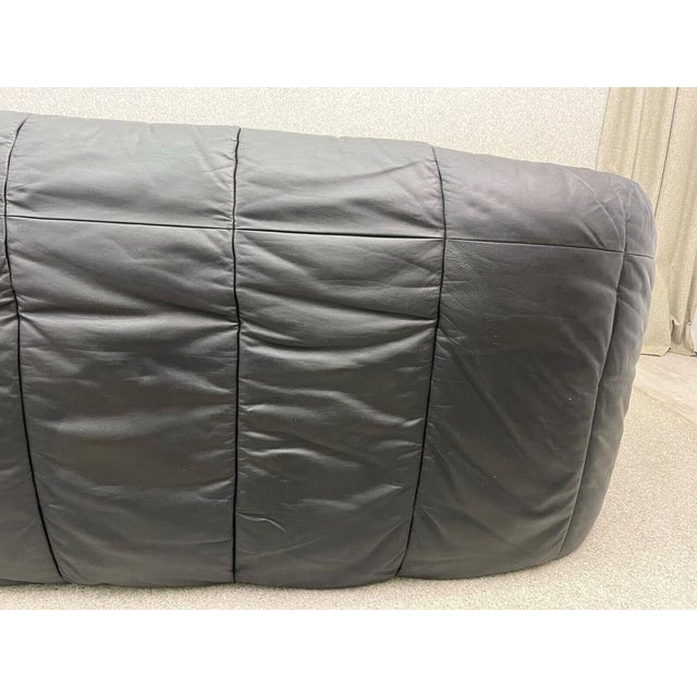 Vintage Leather Brigantin 3-Seater Sofa from Ligne Roset, 1980s For Sale - Image 16 of 18