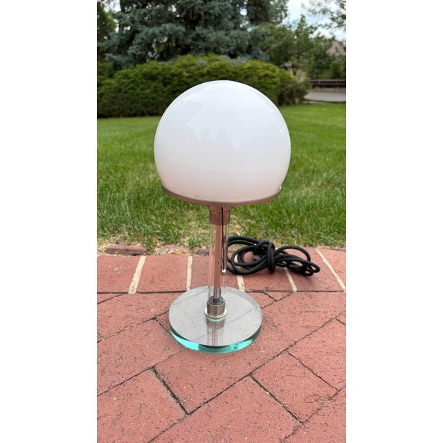 Vintage WG24 Bauhaus Table Lamp by Wilhelm Wagenfeld for Tecnolumen A timeless icon of Bauhaus design, this WG24 table...