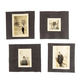 Early 20th Century A Man & His Hat Photographs - Set of 10 For Sale