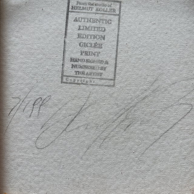 Paint Helmut Koller Baboon and Baby Giclee Painting For Sale - Image 7 of 7