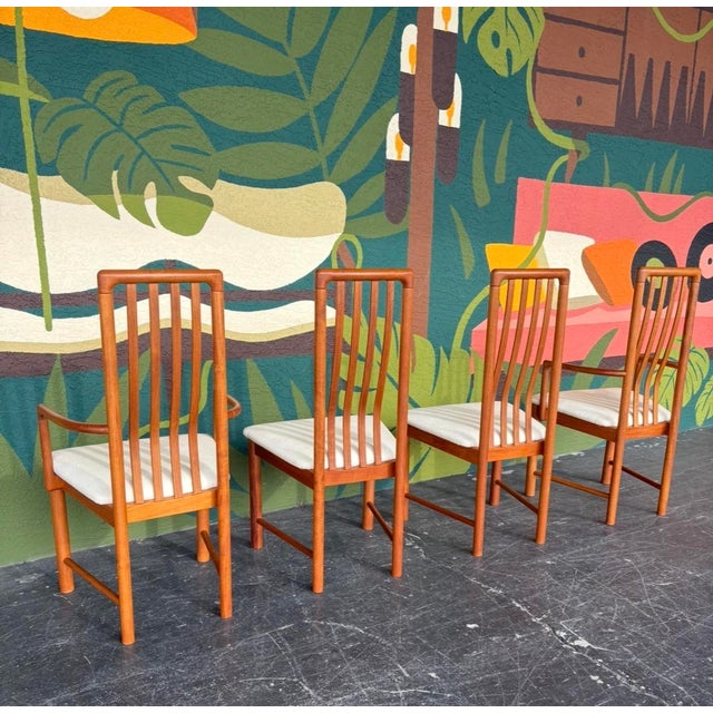 Mid 20th Century Danish Teak Boltinge Dining Chairs - 4 For Sale - Image 5 of 10