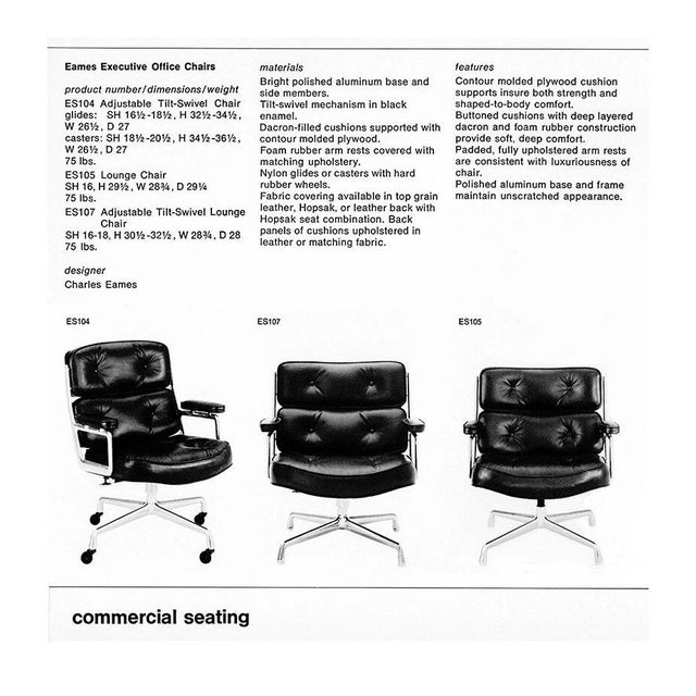 1960s 1960s Herman Miller Eames Time Life Lobby Chair in Brown Leather For Sale - Image 5 of 17