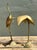 Late 20th Century Vintage Polished Brass Cranes - Set of 2 For Sale - Image 5 of 7