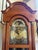 American-made oak floor clock by Ridgeway Clocks of Ridgeway, Virginia, late 20th century (circa 1985-1999). Swan-neck...