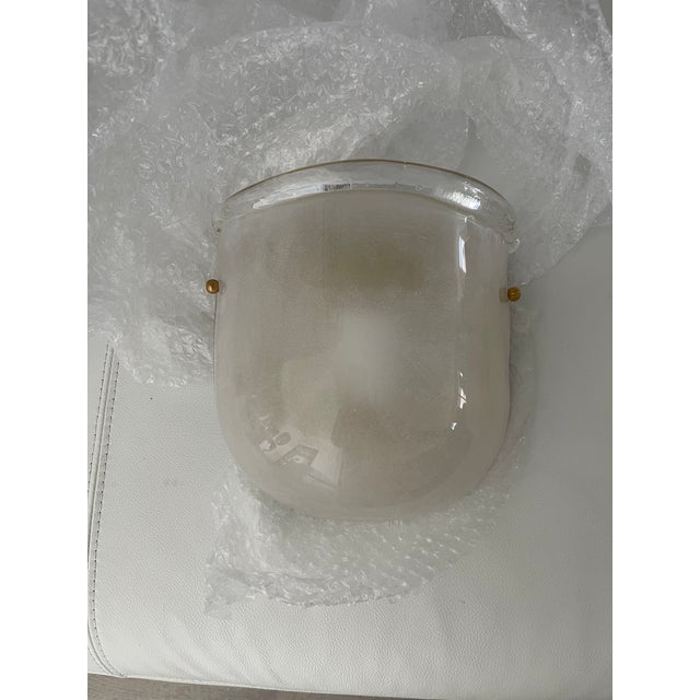 Mid-Century Modern 1950s Venetian/Murano Hand Blown Sconces - a Pair For Sale - Image 3 of 6