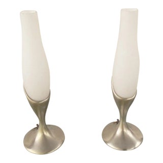 Mid-Century Modern Laurel Table Lamps - A Pair For Sale