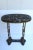 A substantial German oval marble console table with a black 'Porto' marble top and gold gilt brass or bronze base, circa...