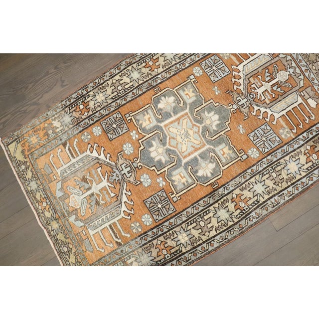 Early 20th Century Early 20th Century Persian Karadja Heriz - 2'9" x 4'4" For Sale - Image 5 of 5