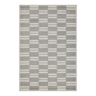 Chris Loves Julia x Loloi Bradley Ivory / Grey 2'-3" x 3'-9" Accent Rug For Sale