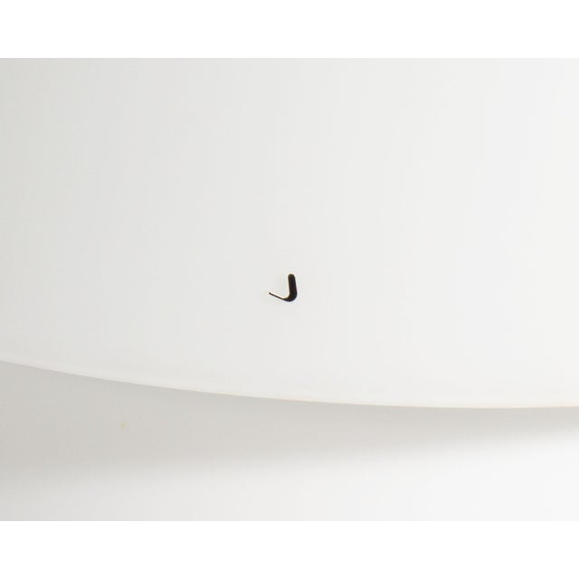White Late 20th Century Vistosi “Naxos” Italian Glass Table Lamp For Sale - Image 8 of 10