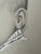 American 1940s Original Signed Graphite Illustration of Baby Portrait, 11.5 × 9 In. For Sale - Image 3 of 6