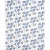 With uncommonly large (nearly 11Â”) motifs, Lilla Embroidery in blue is a traditional design with modern leanings. The...