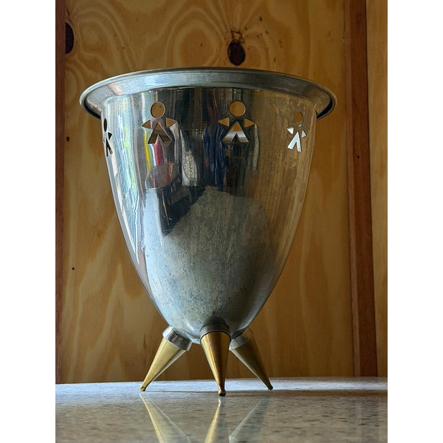 Vintage Ice Bucket & Bowl Set by Alessi Girotondo, 1989, Set of 2 For Sale - Image 9 of 17