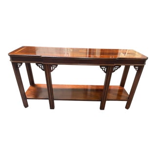 Late 20th Century Fretwork Console Table For Sale