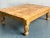 Vintage Boho Knotty Pine Farm Coffee Table For Sale - Image 4 of 8