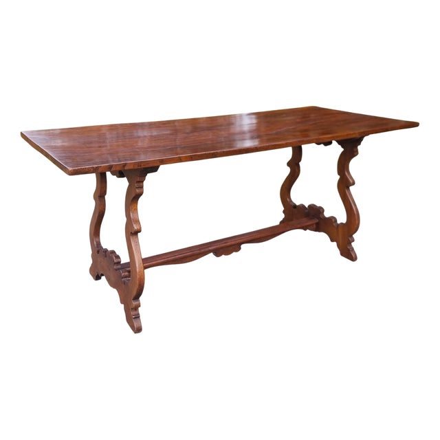 Tuscan Walnut Refectory Table, 1759 For Sale