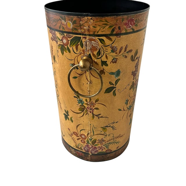 Vintage Toleware Style Umbrella Stand For Sale - Image 4 of 7