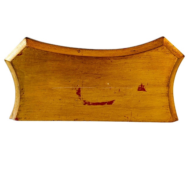 1960s Mid-Century Italian Hollywood Regency Giltwood Wall Bracket For Sale - Image 5 of 7