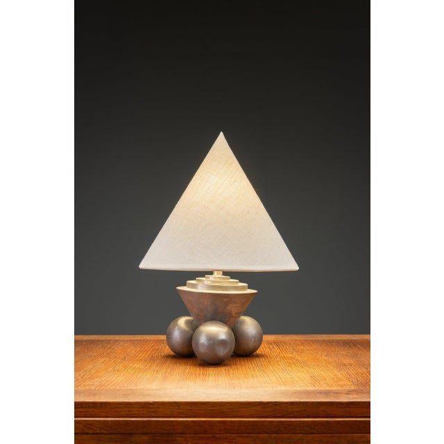 Gero Amsterdam School Table Lamp, 1920s For Sale - Image 6 of 11
