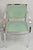 Late 20th Century Italian Modern Naos Italy Teal Blue Leather Chrome "Corset" Arm Chairs - A Pair For Sale - Image 4 of 12