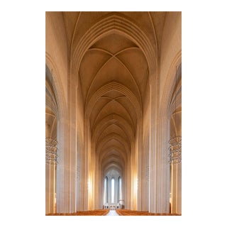 Grundtvig’s Church Copenhagen – Scandinavian Architectural Photography 60" X 40" For Sale