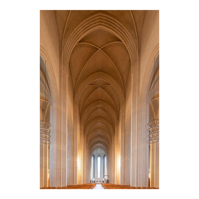 Grundtvig’s Church Copenhagen – Scandinavian Architectural Photography 60" X 40" For Sale