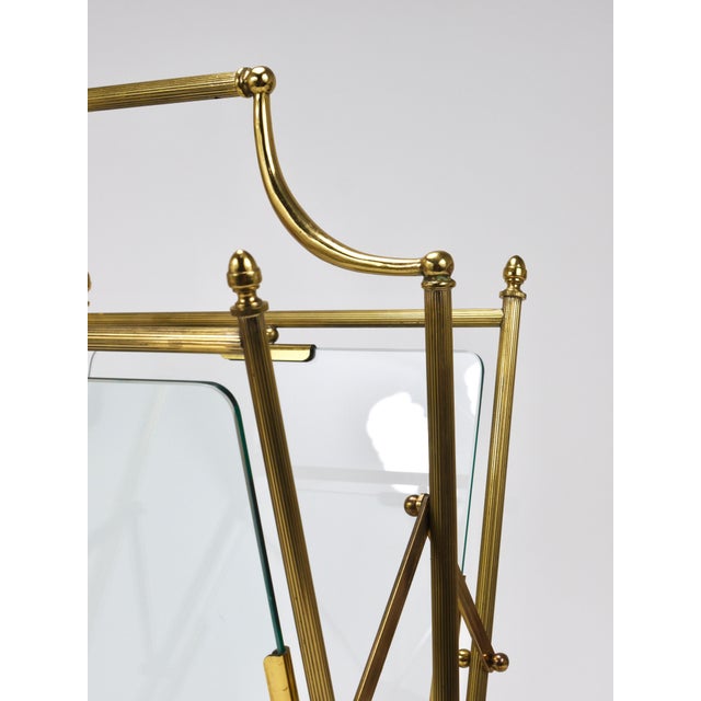Neoclassical Magazine Rack from Maison Jansen, France, 1950s For Sale - Image 15 of 18