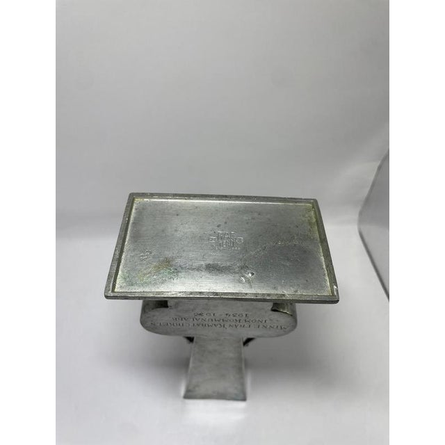 1930s Large Swedish Pewter Vase attributed to GAB, 1930s For Sale - Image 5 of 7