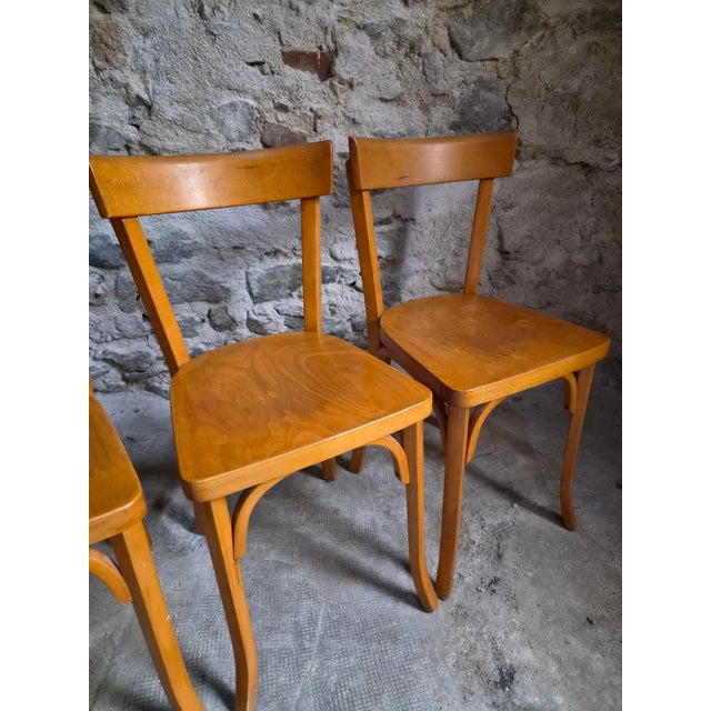 Vintage Baumann Bistro Chairs, France, 1950s, Set of 6 For Sale - Image 13 of 18