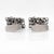 Pair of Signed Aage Weimar Danish Mid-Century Modern Sterling Silver Cufflinks For Sale - Image 11 of 12