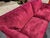 Theodore Alexander English Traditional Crimson Chenille Rolled-Arm Sofa With Nailhead Trim For Sale - Image 12 of 12