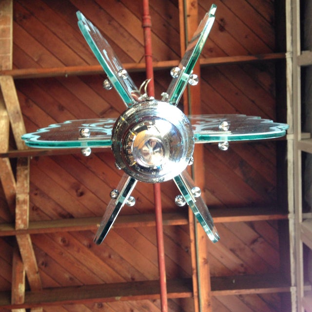 Art Deco Butterfly Chandelier For Sale - Image 9 of 10