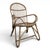 Brown Vintage Armchair in Bamboo and Rattan For Sale - Image 8 of 8