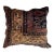 Pillow W/Antique Persian Rug Fragment, 1'4' X 1'4" For Sale