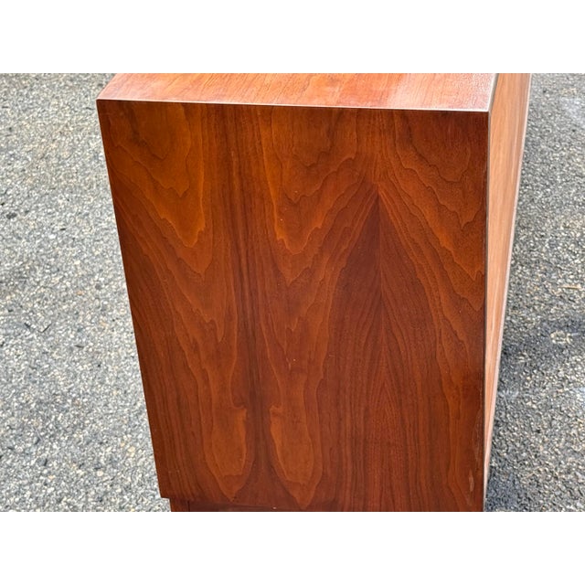 Vintage Mid-Century Modern Walnut Credenza / Dresser For Sale - Image 11 of 12