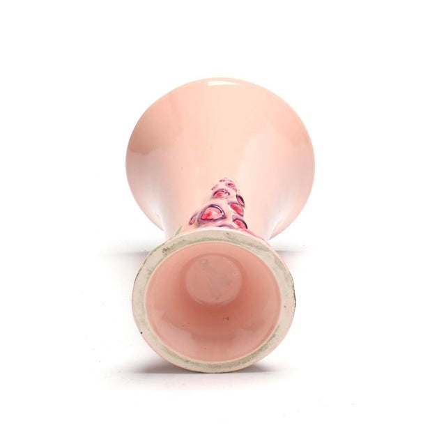 Art Deco Clarice Cliff, 1930s Newport Pottery Vase With Foxglove Flower Detail For Sale - Image 3 of 3