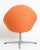 Mid-Century Orange Swivel Chair, 1950s For Sale - Image 4 of 6