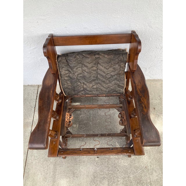 1920s Reduced Rancho California Rocker Arm Chair For Sale - Image 5 of 11
