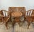 Antique rattan garden furniture set dating from the 1920s, in the Victorian style. A rare and charming set, comprising a...