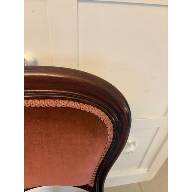 Antique Victorian Mahogany Dining Chairs with Tulip Legs, 1860, Set of 6 For Sale - Image 9 of 13