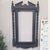 Early 20th Century Victorian Eastlake Style Black Pier Mirror Frame, Architectural Turned Column Wall Surround, Large 55.5 Inch For Sale - Image 12 of 14