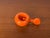 Mid-Century Modern Space Age Danish Orange Plastic Nutcracker from Dana Plast, 1960s For Sale - Image 9 of 18