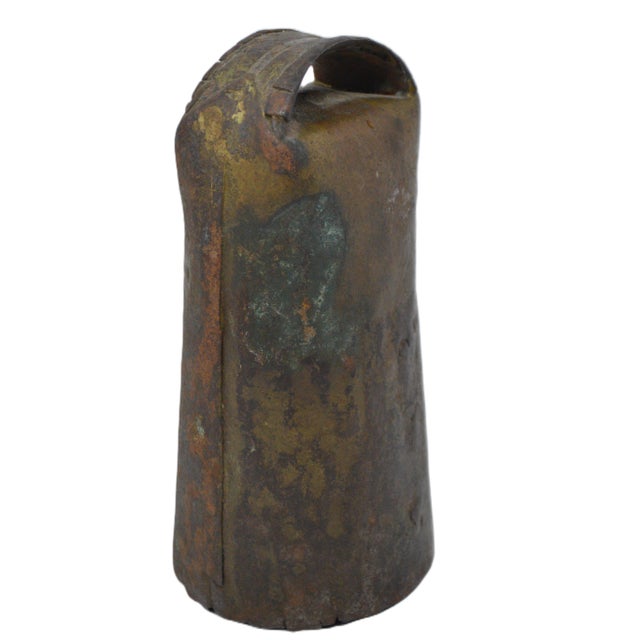 Italian Vintage Italian Metal Cow Bell For Sale - Image 3 of 7