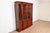 Baker Furniture Company Baker Furniture Historic Charleston Georgian Inlaid Mahogany Lighted Breakfront Bookcase Cabinet For Sale - Image 4 of 14