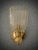 Murano Round Art Glass and Brass Gold Wall Light, 2000 For Sale - Image 9 of 9