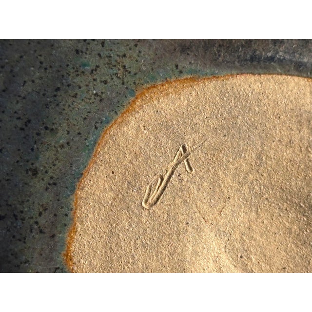 Studio Ceramic Art Vase Glazed in Traditional Raku-Technique, Germany, 1960 For Sale - Image 15 of 18