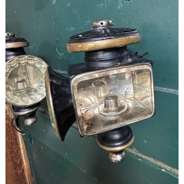 Mid 19th Century Carriage Lamps - a Pair For Sale - Image 10 of 12