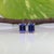 Aaa Tanzanite Solitaire Studs, Emerald Cut 7x5mm - Fine Solid 14k Gold, Pair For Sale - Image 4 of 8