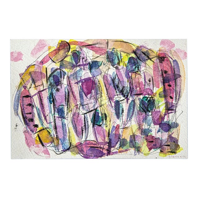 Maurizio Gracceva, Breaking Free, 2018, ink and Watercolor For Sale